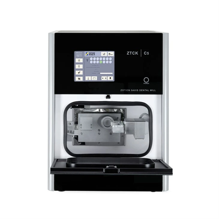 Auto Calibrate 5 Axis Dental Milling Machine Dry Dental Lab